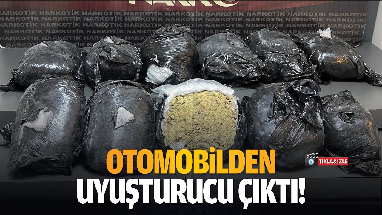 Otomobilden uyuşturucu &ccedil;ıktı!