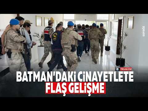 Batman&rsquo;daki cinayetle ilgili flaş gelişme