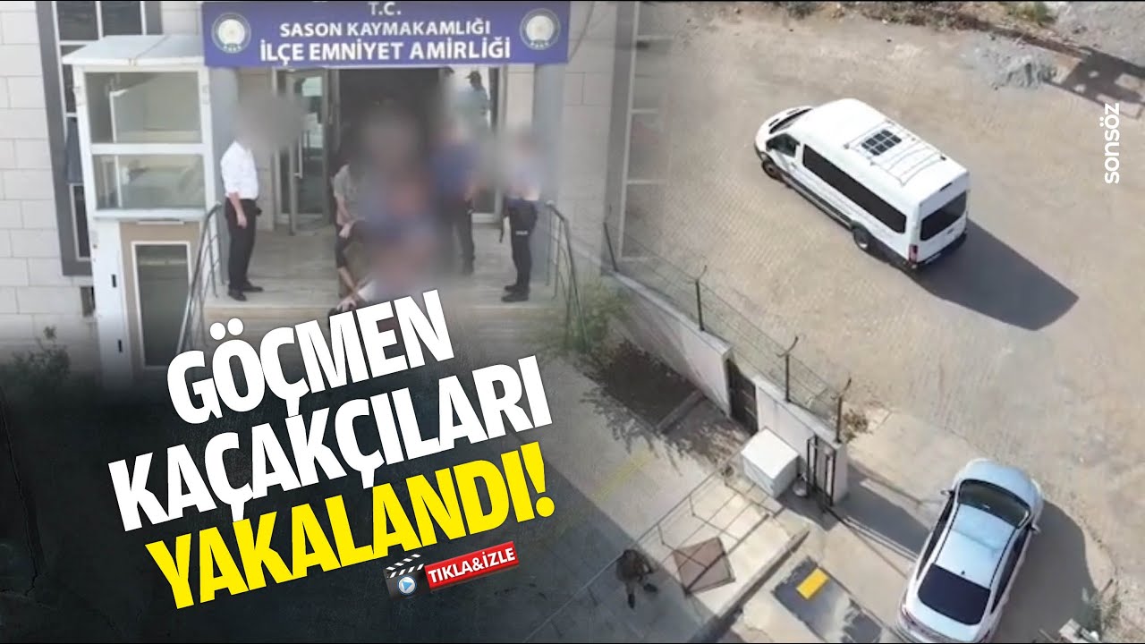 G&ouml;&ccedil;men ka&ccedil;ak&ccedil;ıları yakalandı!