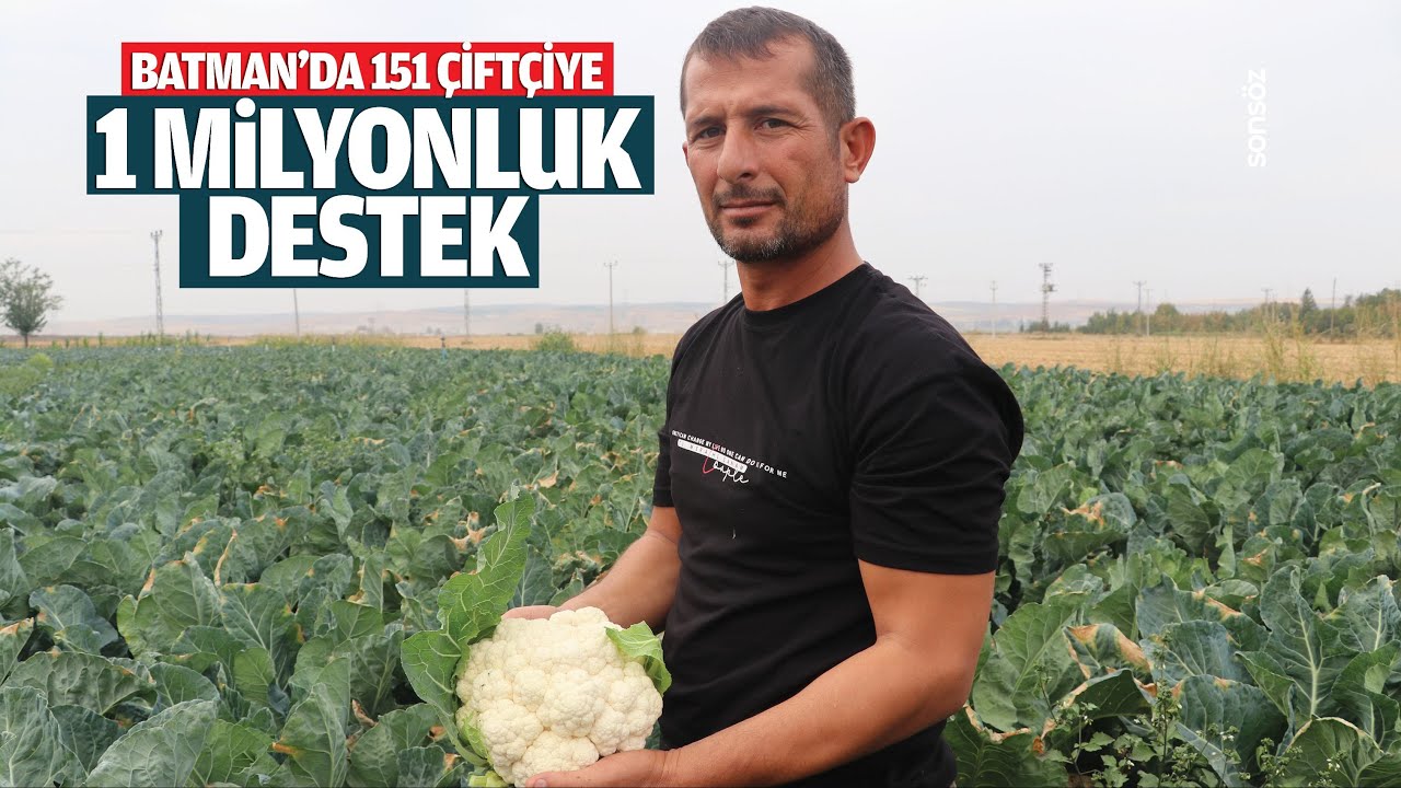 Batman&rsquo;da 151 &ccedil;ift&ccedil;iye 1 milyonluk destek&hellip;