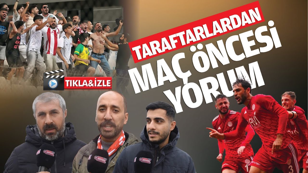 Taraftarlardan ma&ccedil; &ouml;ncesi yorum