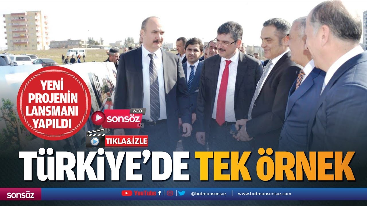 Yeni projenin lansmanı yapıldı; Türkiye’de tek örnek…