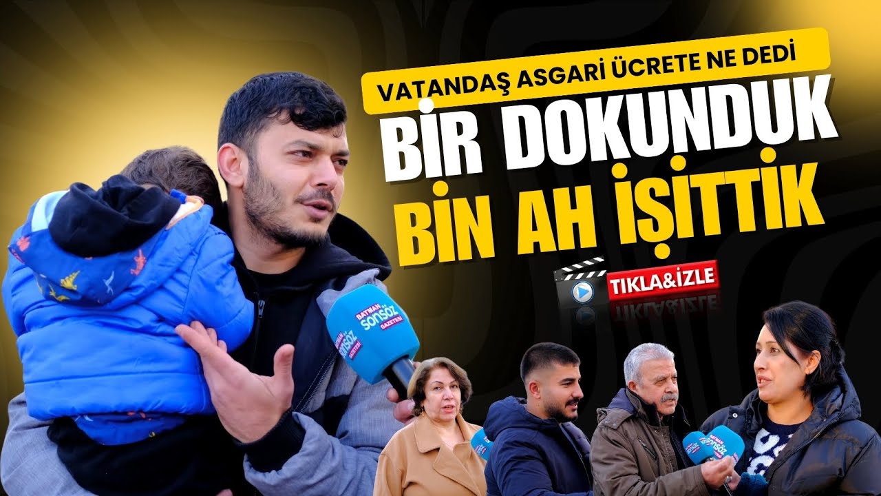 Vatandaş asgari &uuml;crete ne dedi