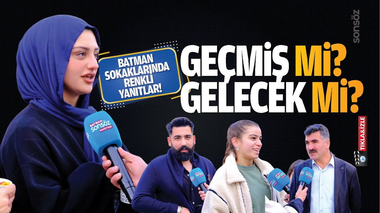 Batman sokaklarında renkli yanıtlar! Ge&ccedil;miş mi, gelecek mi?