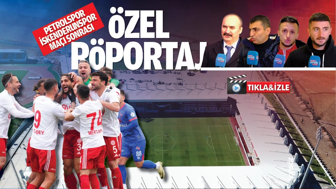 Petrolspor-İskenderunspor ma&ccedil;ı sonrası &ouml;zel r&ouml;portaj