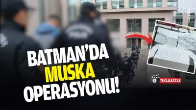 Batman&rsquo;da muska operasyonu