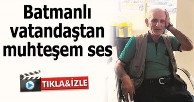 Batmanlı vatandaştan muhteşem ses - Leylimley-Şivan Perwer