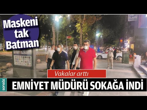 Vakalar arttı Emniyet M&uuml;d&uuml;r&uuml; sokağa indi