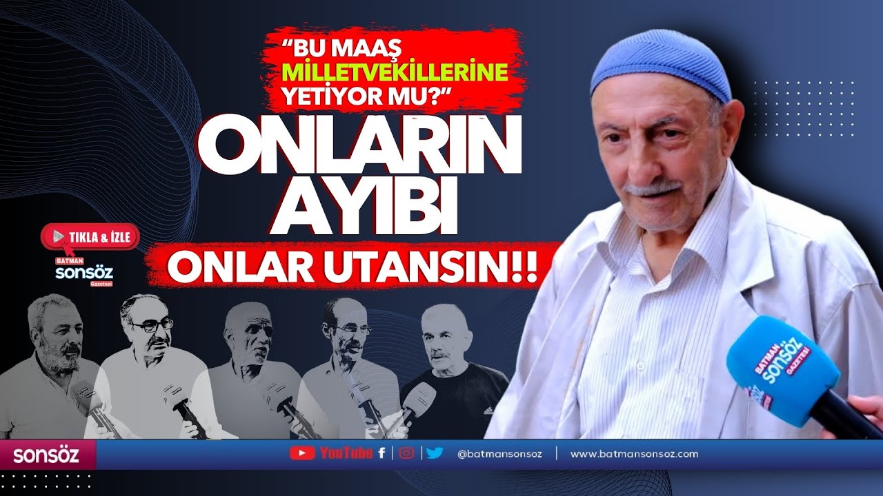 Bu maaş milletvekillerine yetiyor mu? Onların ayıbı, onlar utansın