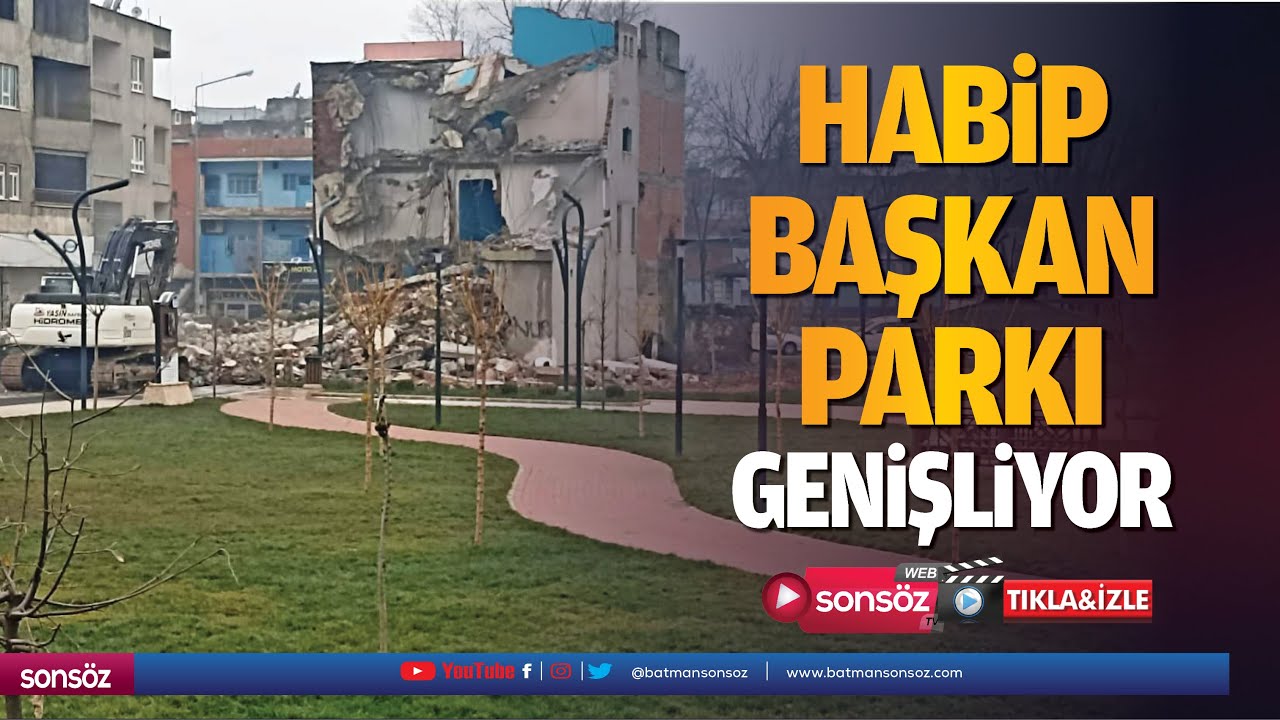 Habip Başkan Parkı genişliyor