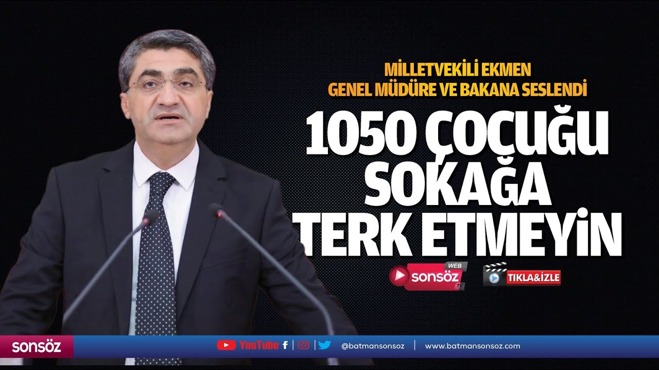 &ldquo;1050 &ccedil;ocuğu sokağa terk etmeyin&rdquo;