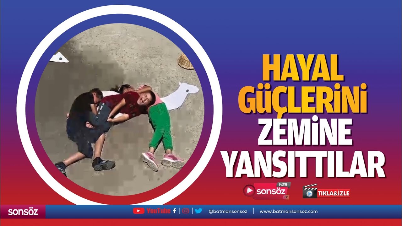 Hayal g&uuml;&ccedil;lerini zemine yansıttılar