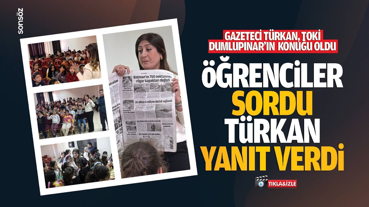 Gazeteci T&uuml;rkan, TOKİ Dumlupınar&rsquo;ın konuğu oldu