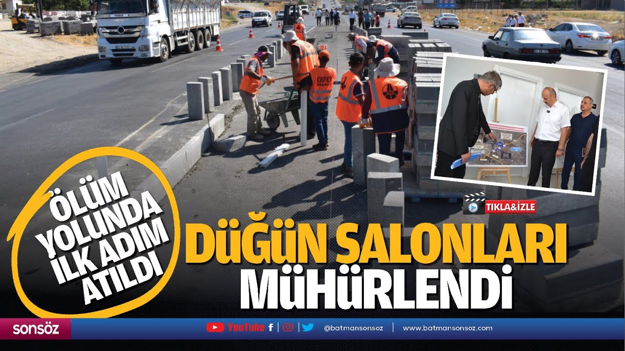 &Ouml;l&uuml;m yolunda ilk adım atıldı, D&uuml;ğ&uuml;n salonları m&uuml;h&uuml;rleniyor