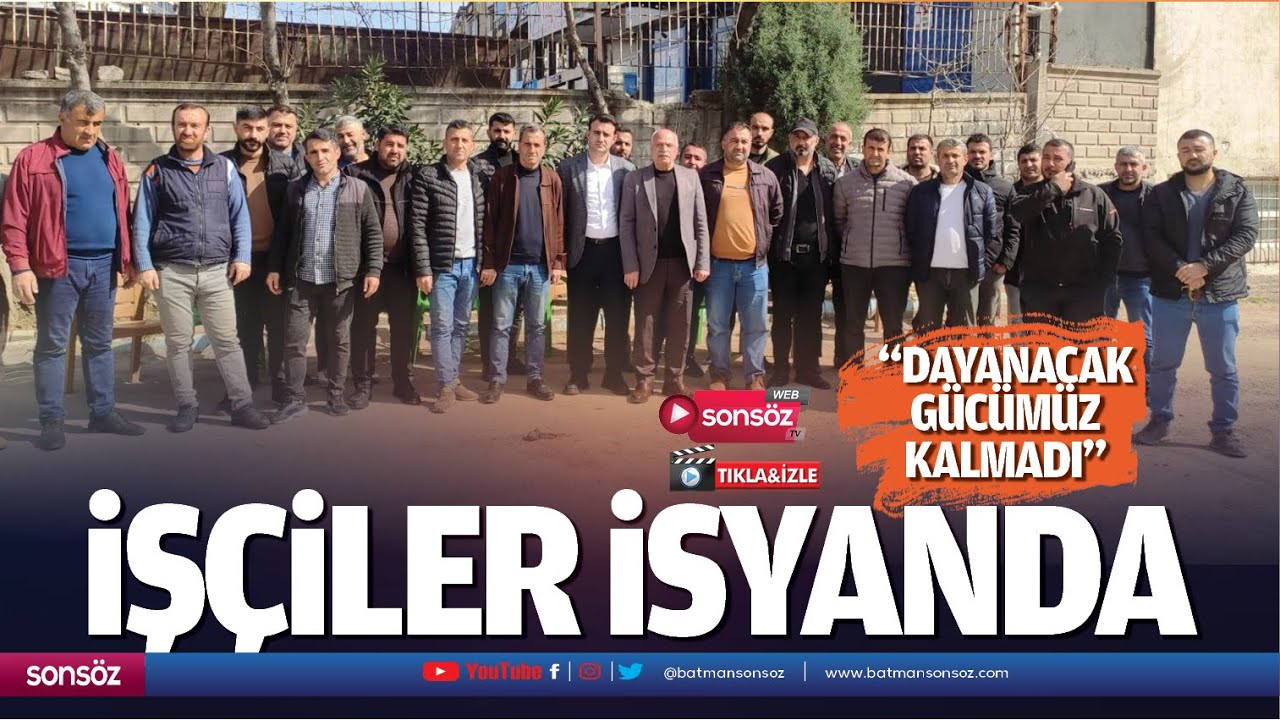 İş&ccedil;iler isyanda; &ldquo;Dayanacak g&uuml;c&uuml;m&uuml;z kalmadı&rdquo;