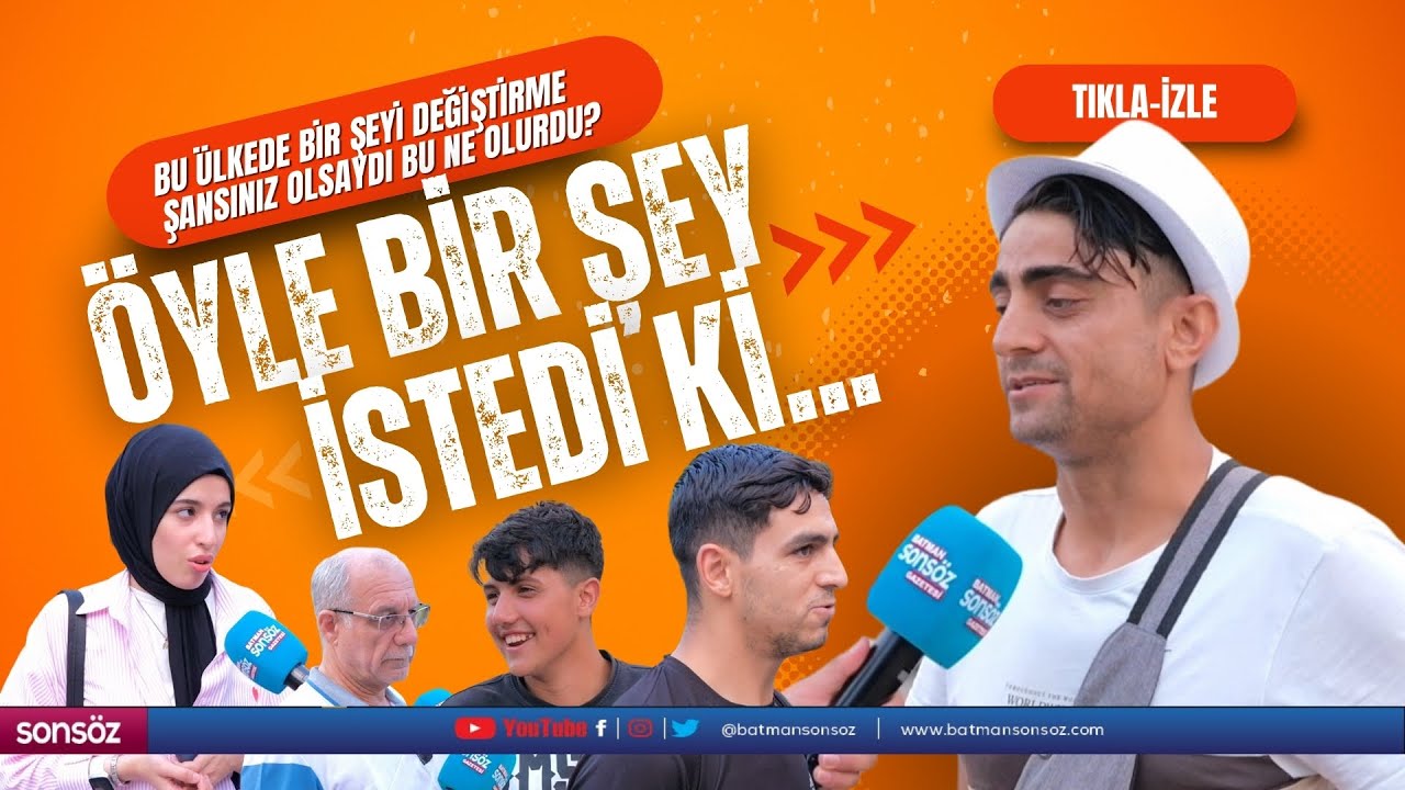 &Ouml;yle bir şey istedi ki...