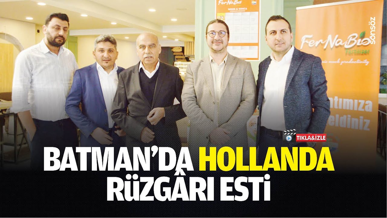 Batman'da Hollanda r&uuml;zg&acirc;rı esti